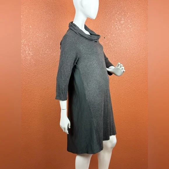 Weekday Anthropologie Saturday Sunday Grey Cowl Neck Dress Size Large. E97 - Picture 9 of 15